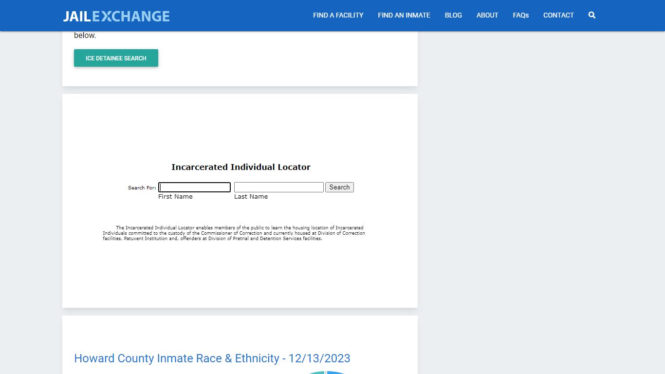 Howard County Detention Center Inmate Search - Jail Exchange